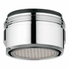 64451000 - Grohe Lavabo Bataryası Perlatörü Gizli Oynar Başlıklı M24 X1 Dış Dişli Krom