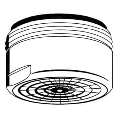 13929000 - Grohe Lavabo Bataryası Perlatörü M24 X1 Dış Dişli Krom