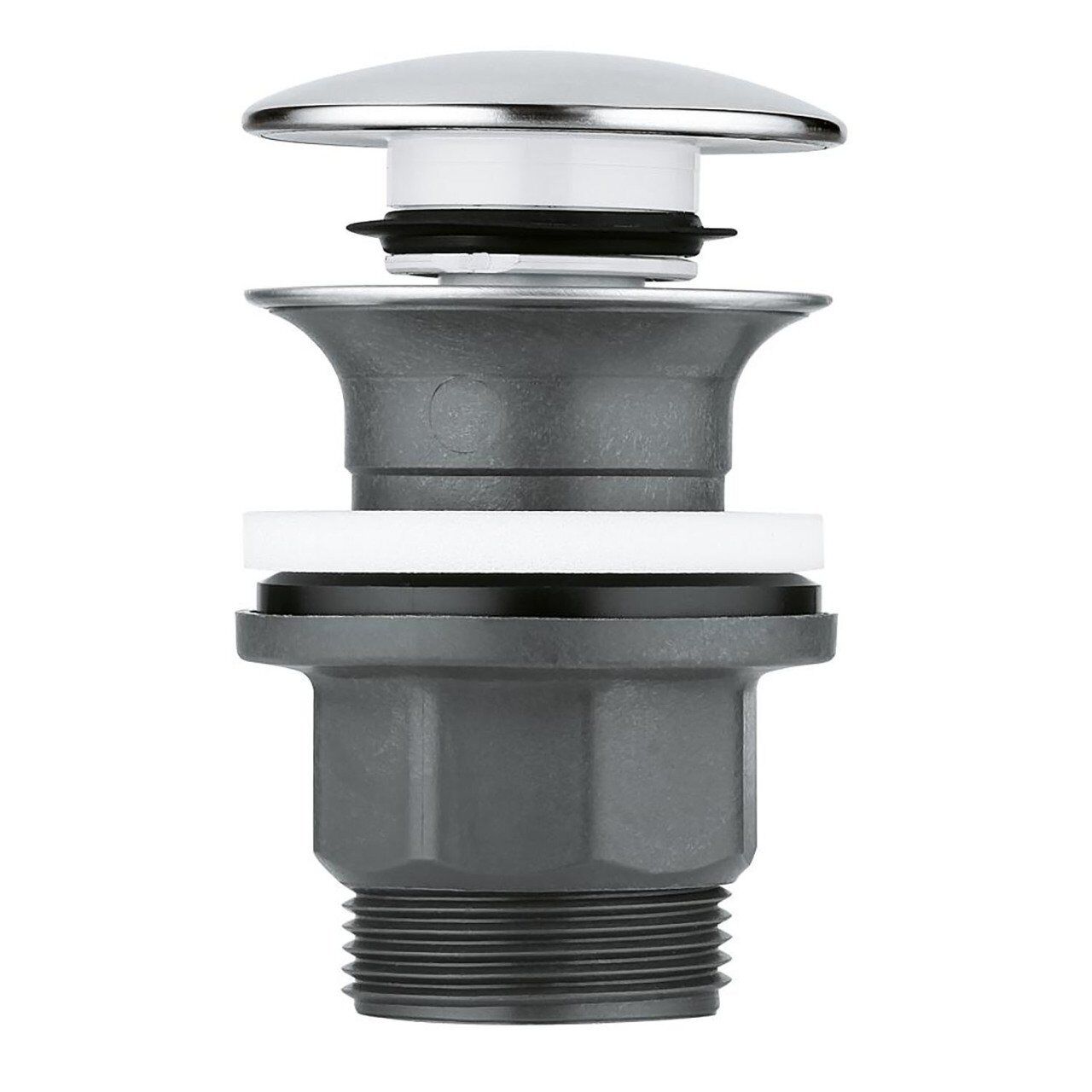 40824000 - Grohe Lavabo Sifon Tapası Bas/Aç Kare ABS/Krom