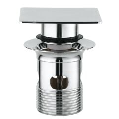 40565000 - Grohe Lavabo Sifon Tapası Bas/Aç Kare Krom