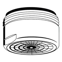 Grohe Lavabo Bataryası Perlatörü M24 X1 Dış Dişli Krom - 13929000