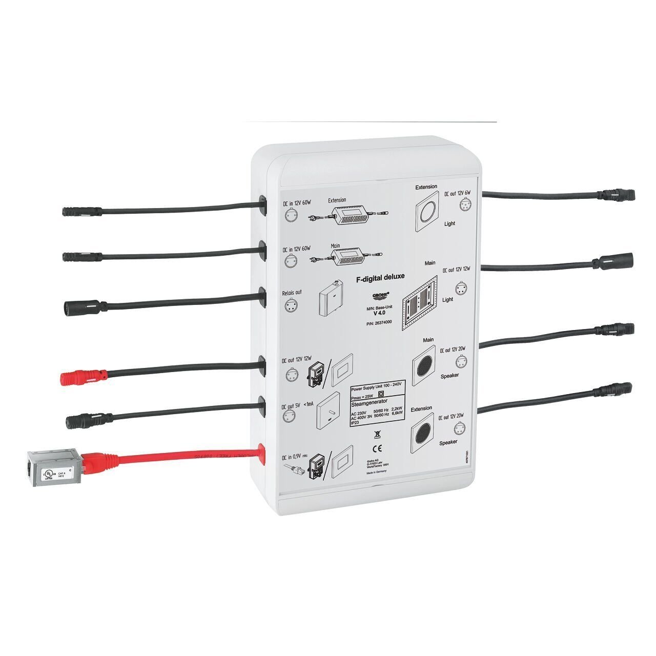 GROHE F Digital Işık ve Ses  Ünitesi Montajı