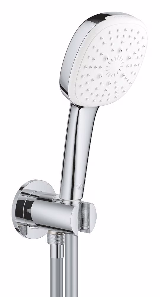 Grohe Tempesta Cube 110 Su Çıkış Dirsekli El Duşu Seti 3 Akışlı Rain,Jet,Masaj - 26910003