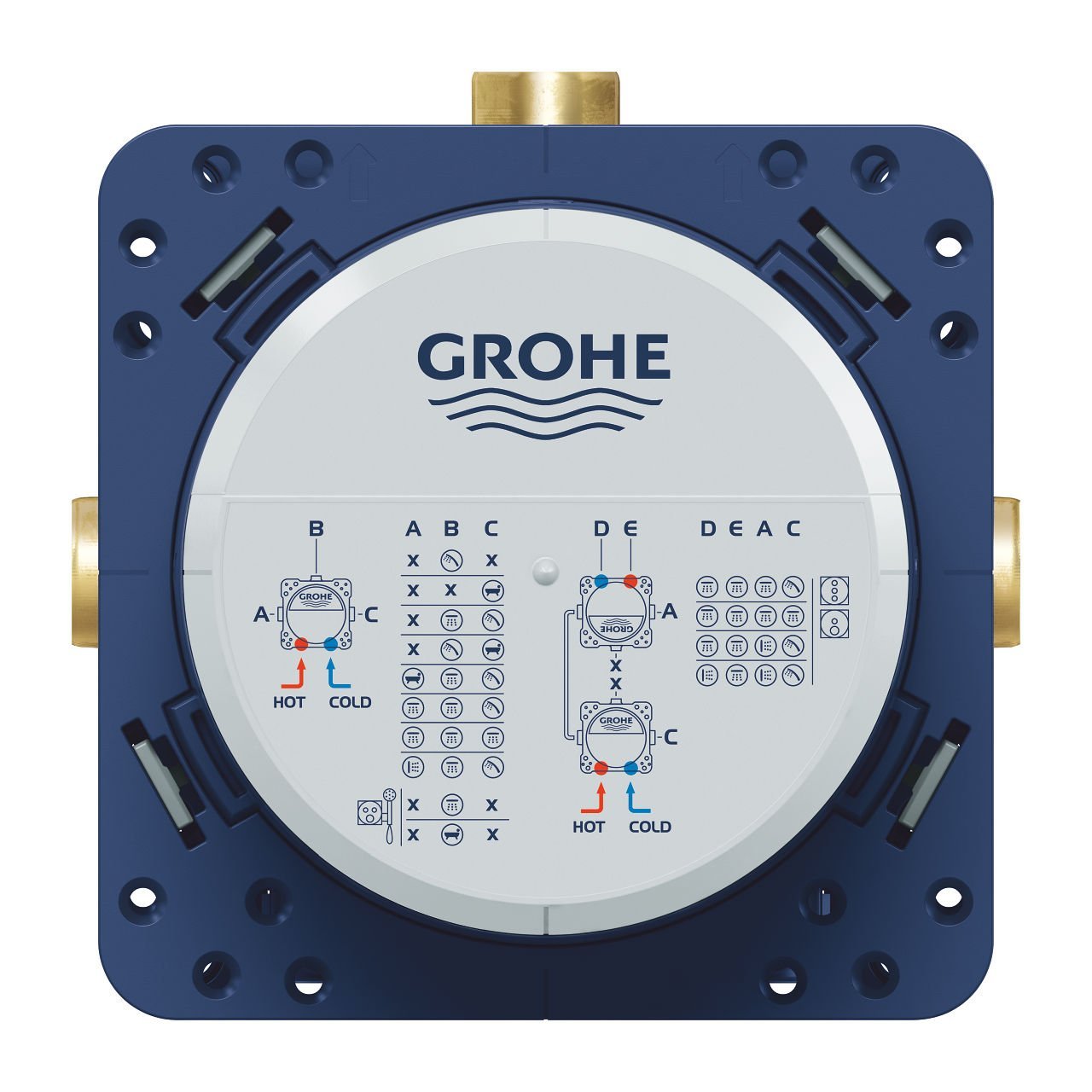 35600000 - GROHE RAPİDO SMARTBOX İÇ GÖVDE UNİVERSAL GİRİŞ KUTUSU, 1/2