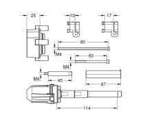 14057000 - Universal uzatma seti, 50 mm