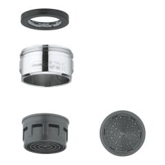 13952000 - Grohe Lavabo Bataryası Perlatörü M24 X1 Dış Dişli Krom