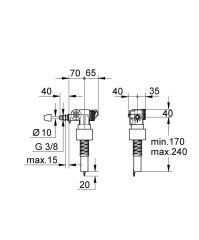 37095000 Grohe doldurma grubu şamandıra