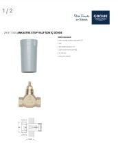 29811000 GROHE ANKASTRE STOP VALF İÇİN İÇ GÖVDE