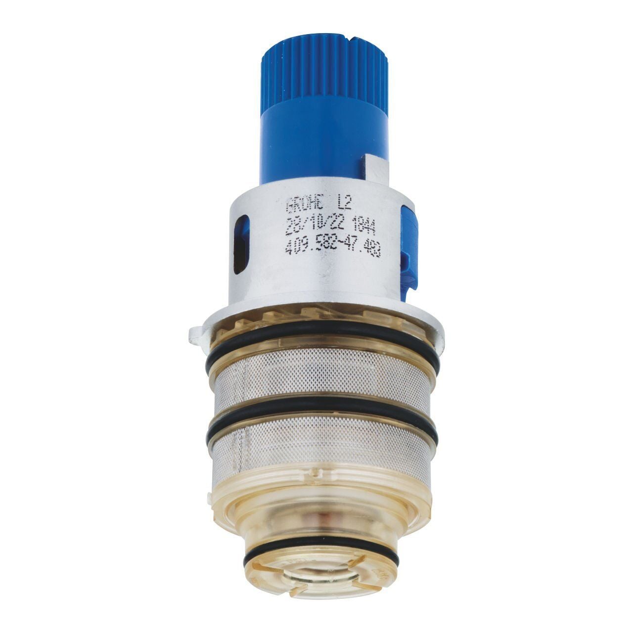 47186000 - GROHE TERS SARF MALZEMELERİ İÇİN TERMOSTATİK KOMPAKT KARTUŞ 3/4'', SOL:SOĞUK/SAĞ:SICAK