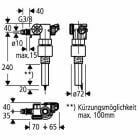 Grohe 43537000 Gömme rezervuar doldurma grubu şamandıra